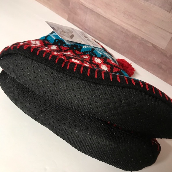 Muk Luks slipper booties NWT fleece slippers winter slippers bootie socks - Picture 5 of 6